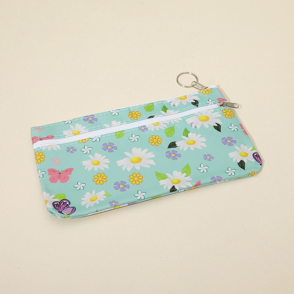 Madeline Love Assorted 12PCS - Floral Print Keychain Pencil Cases Mini Pouch Bags - Jewelry - extra