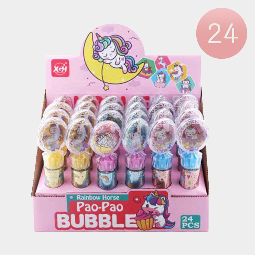 Madeline Love Assorted 24PCS - Rainbow Horse Bubble Pao Pao - Kids