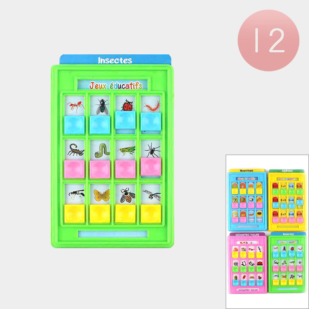 Madeline Love Assorted 12PCS - Educational Matching Card Game Toys - Kids