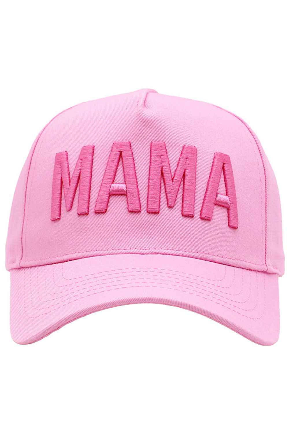 Pink Celebrate motherhood with this classic baseball cap featuring an embroidered "MAMA" design. Crafted from 100% cotton, it's breathable and comfortable for everyday wear. The structured fit works for most head sizes with adjustable styling. Perfect for running errands, outdoor activities, or showing off your mom pride in style.