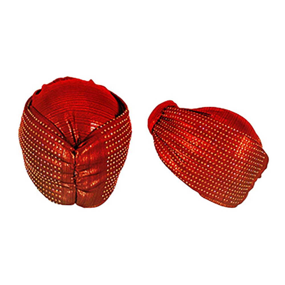 Red Bling Turban Hat, this stylish hat is sure to turn heads. Crafted using premium materials, the hat features a modern design with sparkling sequins to create an eye-catching look. Perfect for special occasions, this hat is sure to add a touch of glamour to any outfit. Fashionable winter gift idea.