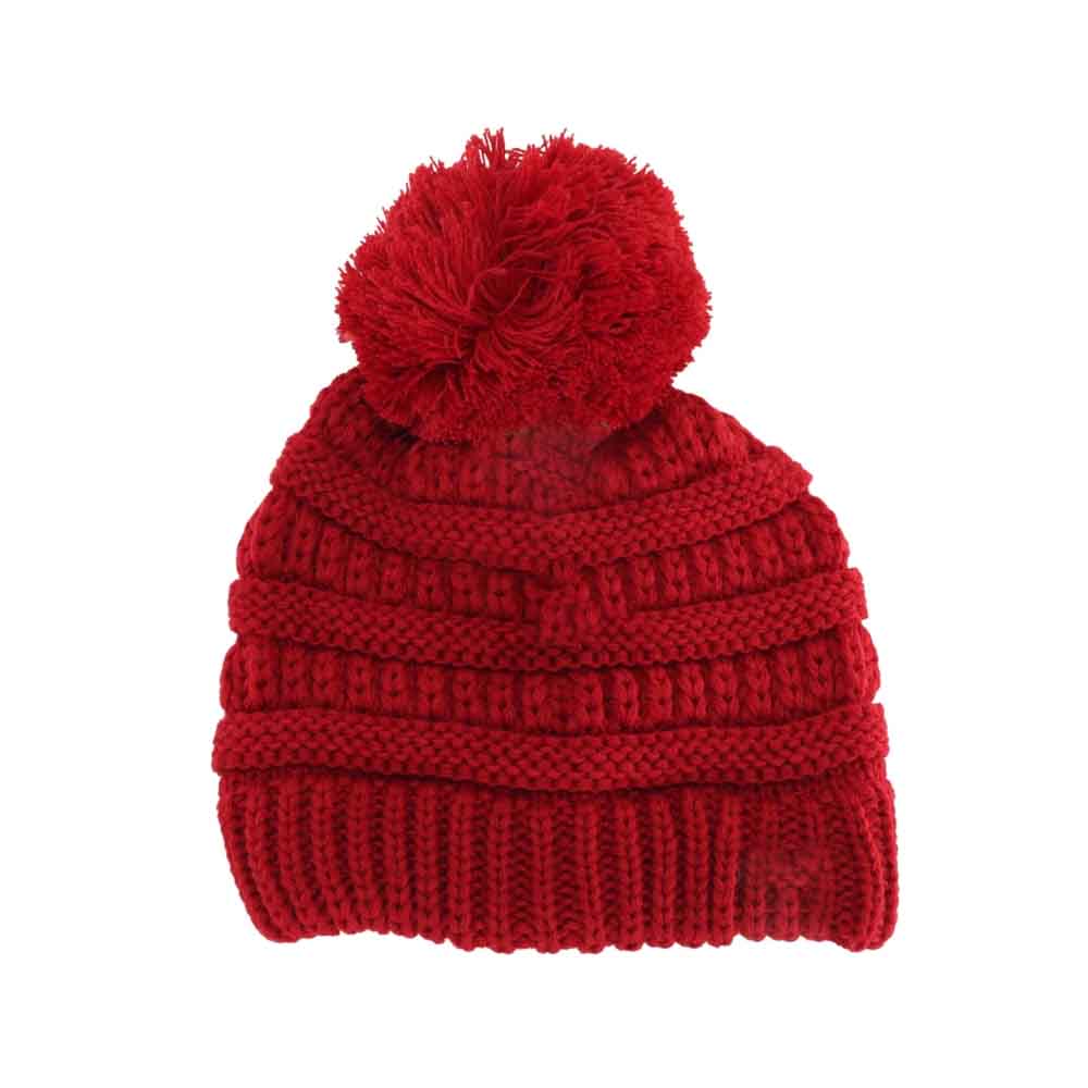 Red Kids Solid Pom CC Beanies offer expert-level protection against cold weather with a focus on comfort and durability. Made from soft, insulating materials, they provide effective warmth while maintaining breathability. The solid color design ensures versatility, and the classic pom adds a playful yet refined detail. Tailored to fit securely on children’s heads, these beanies deliver reliable comfort for all outdoor activities in cooler temperatures