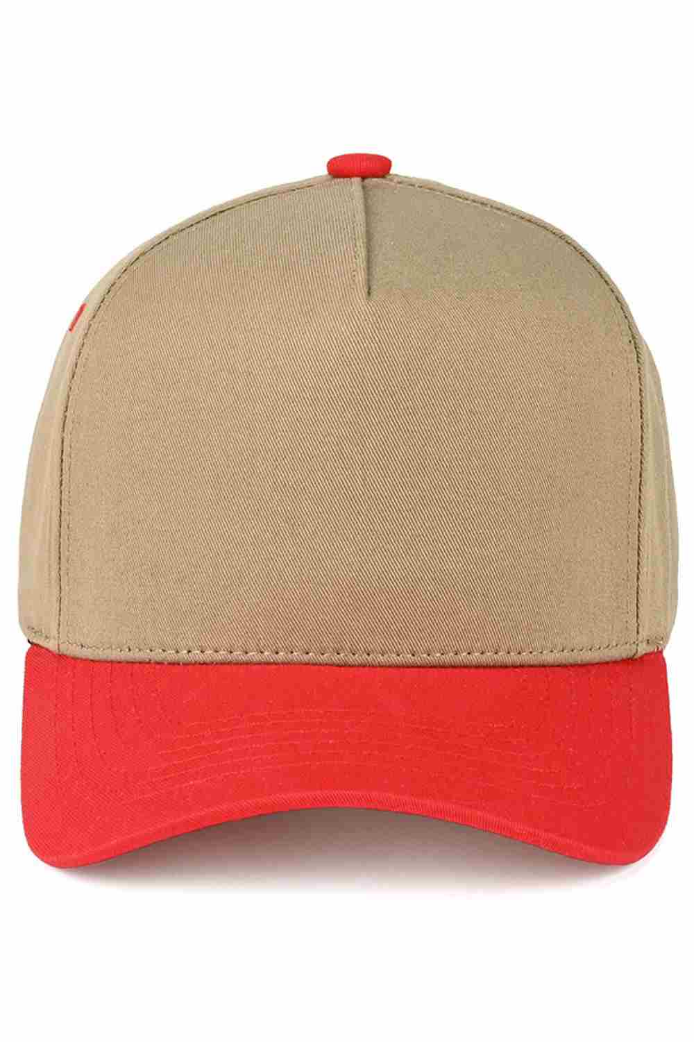 Red Keep your look effortlessly casual with this C.C two-tone cotton snapback trucker cap, designed with a clean, plain front for versatile everyday styling. Comfortable and easy to adjust, it’s perfect for relaxed outings, outdoor activities, or adding a laid-back finish to any outfit.
