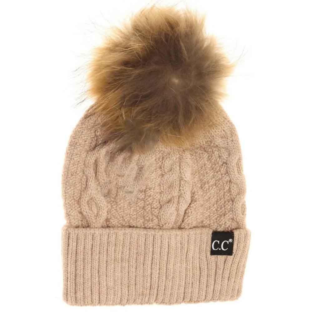Rose CC Exclusive - Black Label Special Edition Ribbed Cuff Fur Pom Beanie combines expert craftsmanship with stylish design. Its ribbed cuff ensures a secure, comfortable fit, while the premium fur pom adds a touch of luxury. Perfect for cold weather, this beanie provides warmth without sacrificing sophistication, making it a versatile accessory for both casual and upscale looks.