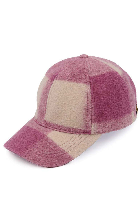 Rose Multi C.C checkered pattern baseball cap is perfect for any casual outfit. Made with high-quality materials, it offers both comfort and style. The bold pattern adds a trendy touch to your look, while the adjustable strap ensures a perfect fit. Stay cool and stylish in this must-have baseball cap.