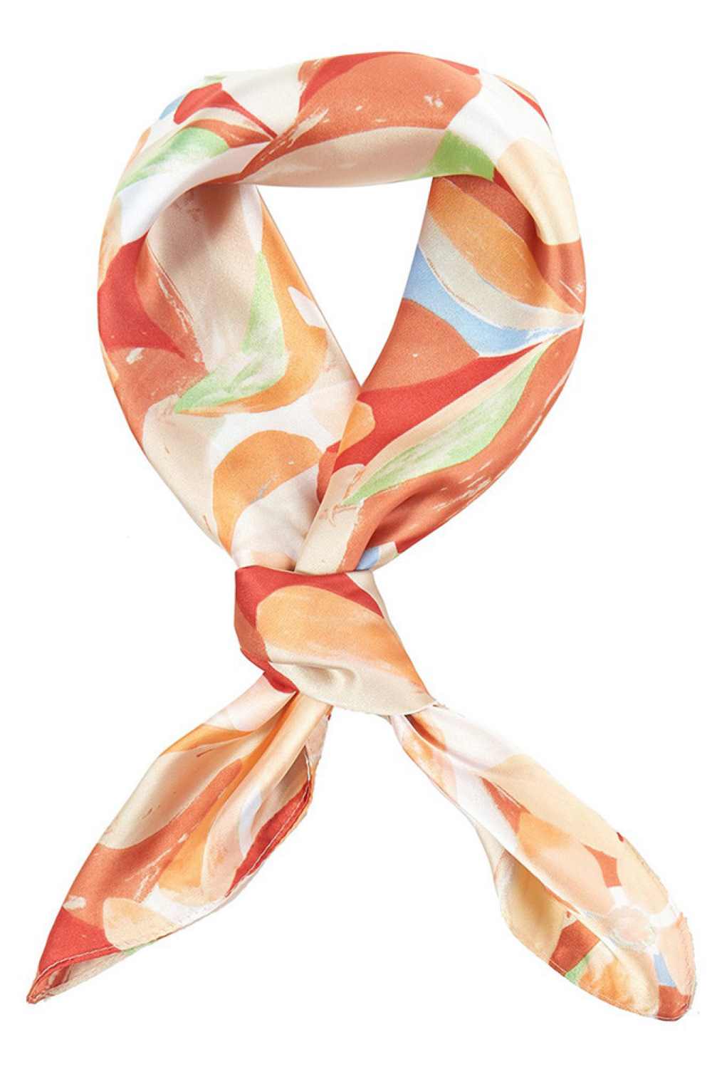 Rust Elevate your summer style with this vibrant Floral Print Square Silky Bandana. Crafted from 100% polyester, this versatile 27.5" x 27.5" scarf offers a luxuriously smooth finish perfect for any season. Wear it as a headscarf, neck accessory, or tie it to your bag for an instant pop of color. The timeless floral design pairs effortlessly with casual and dressed-up looks alike. Lightweight and easy to care for, it's your go-to accessory for adding flair to any outfit.