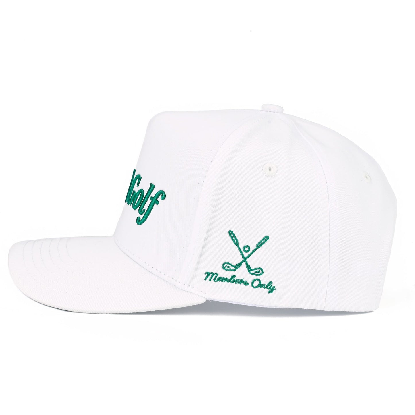 C.C Apres Golf Trucker Hat - White/White - Trucker Hats