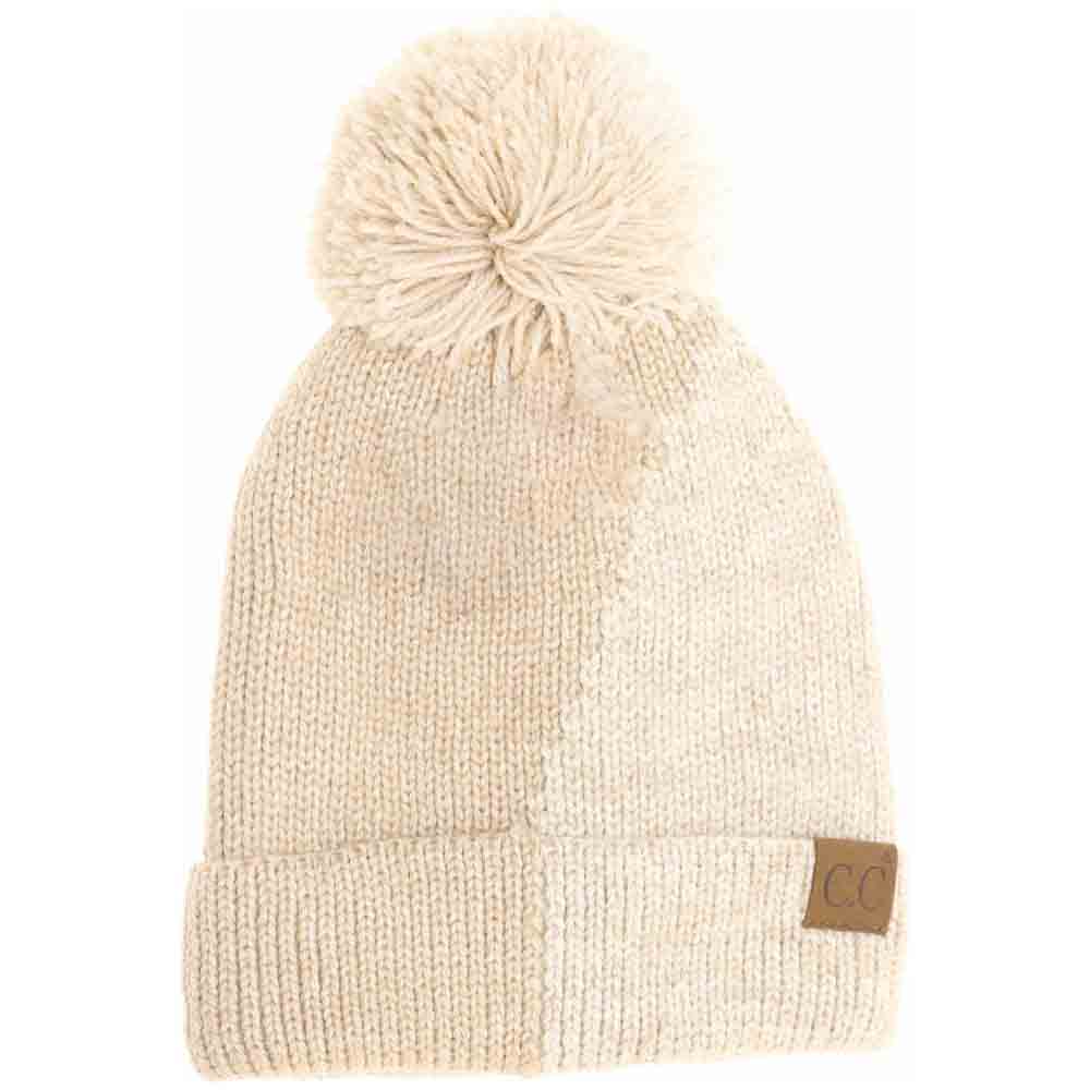 Taupe-Grey Two Tone Knit CC Beanie combines expert craftsmanship with versatile style. Featuring a balanced blend of two complementary colors, this beanie is designed for both optimal warmth and a modern aesthetic. Its high-quality knit ensures durability and comfort, providing a snug fit that adapts well in cold weather. Ideal for layering with various outfits, it offers a sophisticated yet casual look suited for everyday wear in cooler climates.
