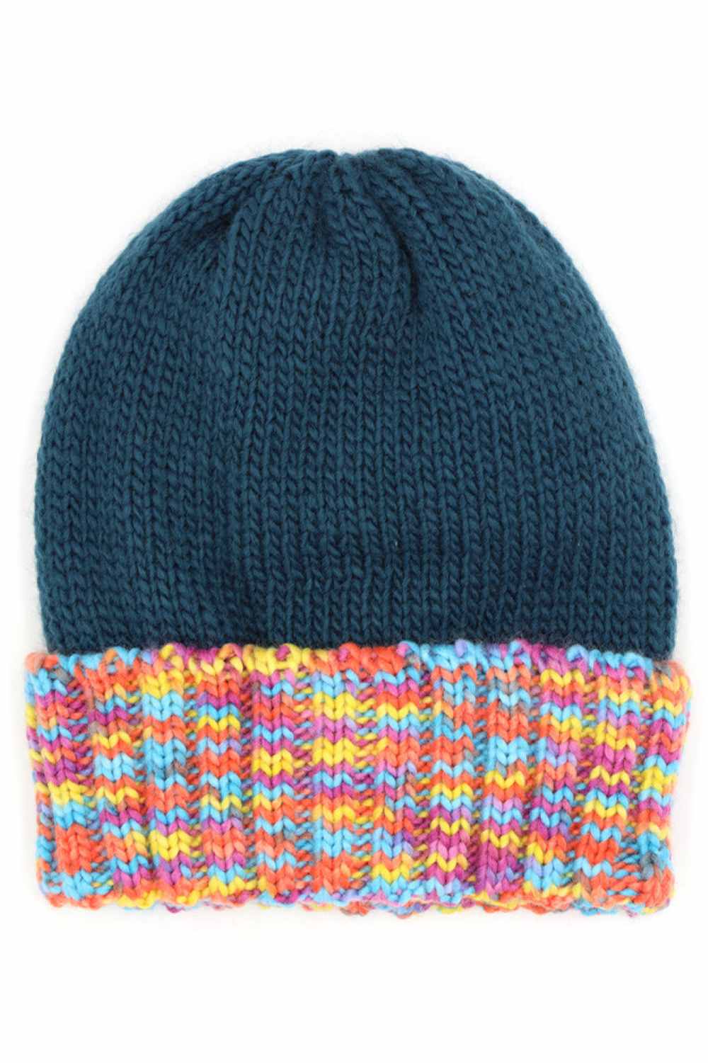 Teal The Multi Color Band Fleece Beanie features a vibrant striped band design that adds a pop of color to your winter wardrobe. Made from soft fleece fabric, it provides lightweight warmth, comfort, and a cozy fit for everyday cold-weather wear.