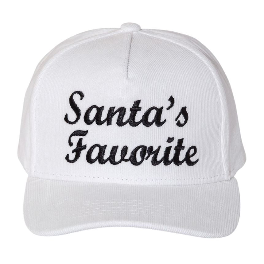Fun holiday cap embroidered with the playful phrase “Santa’s Favorite.” A festive accessory for Christmas parties, family gatherings, or seasonal outfits. Adjustable fit makes it comfortable for all-day wear and a perfect novelty gift to spread cheer and show holiday spirit in a bold, fun way.
