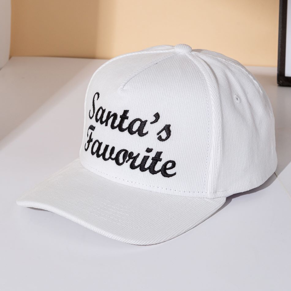 Fun holiday cap embroidered with the playful phrase “Santa’s Favorite.” A festive accessory for Christmas parties, family gatherings, or seasonal outfits. Adjustable fit makes it comfortable for all-day wear and a perfect novelty gift to spread cheer and show holiday spirit in a bold, fun way.