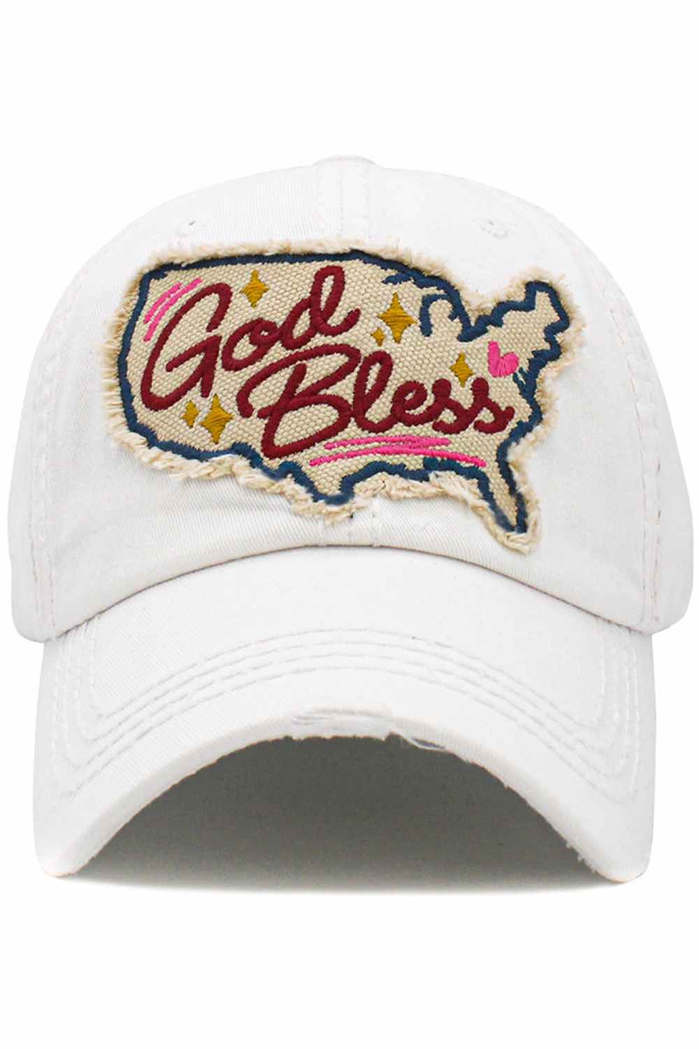 Carry faith and timeless style with the God Bless Washed Vintage Ballcap, designed with a relaxed, worn-in look. Comfortable and adjustable, it’s perfect for everyday wear, church outings, or meaningful casual moments.