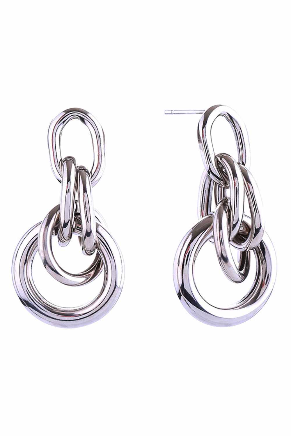 White Gold Make a bold statement with these stunning 14K Gold/White Dipped Double Door Knocker Post Earrings. Featuring a classic door knocker design with a generous 3.6cm diameter, these earrings deliver timeless elegance with modern flair. Crafted from quality brass and hypoallergenic materials, they're gentle on sensitive skin while maintaining their lustrous finish. Lead and nickel compliant, these earrings meet strict safety standards for worry-free wear. Perfect for everyday sophistication or special