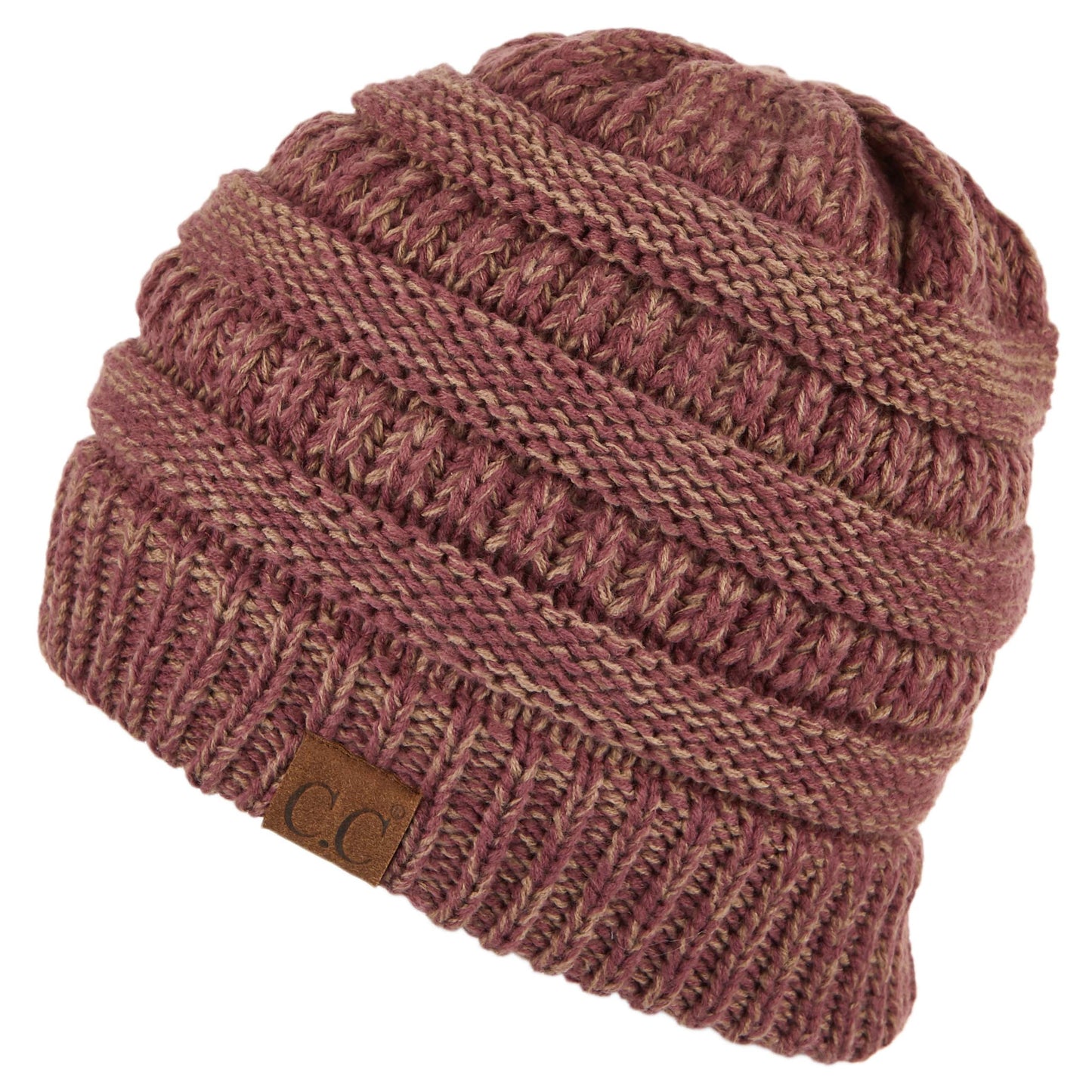 C.C Two Tone Color Knit Hat