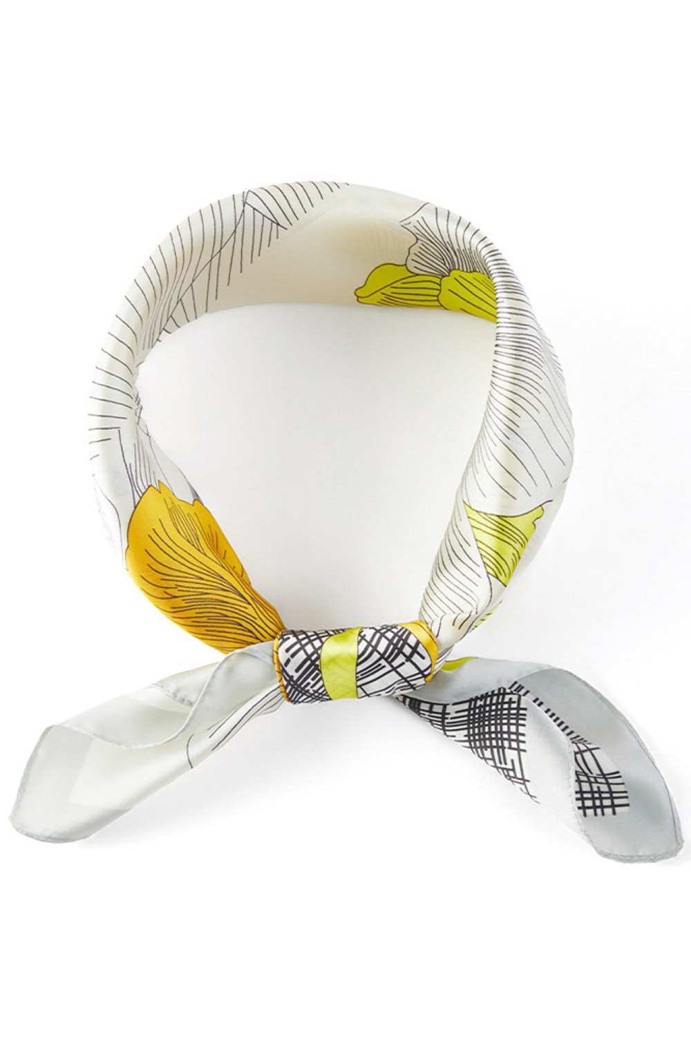 Yellow Elevate your accessory game with this versatile flower pattern bandana scarf. Crafted from 100% lightweight polyester, it drapes beautifully and feels silky soft against your skin. The generous 27.5" x 27.5" size offers endless styling possibilities wear it as a headscarf, neck wrap, or tie it to your bag for a pop of color. Perfect for any season, this all-weather essential transitions seamlessly from casual to chic. Whether you're protecting from the sun or adding a floral touch to your outfit, thi