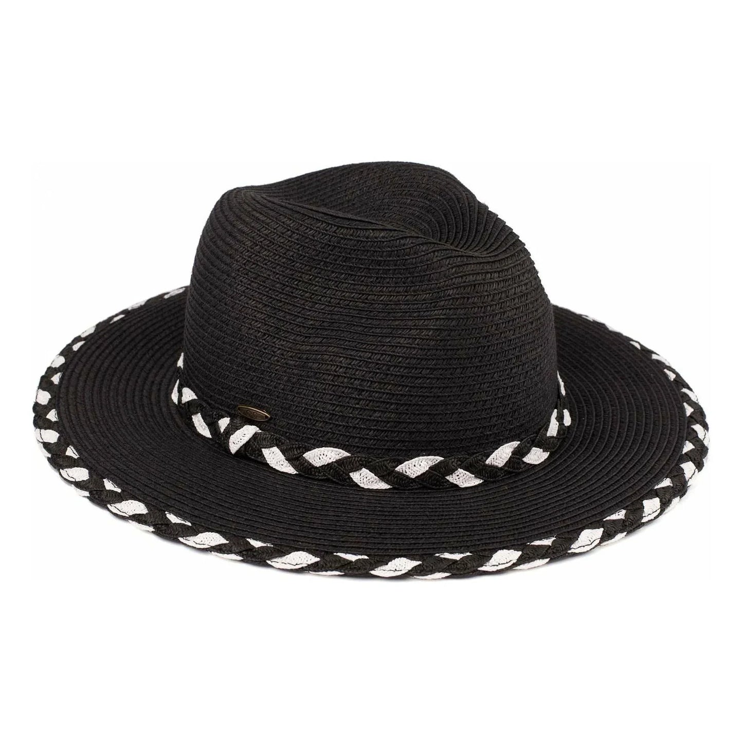 Black Braided Hat combines expert craftsmanship with timeless style. Its intricately woven design ensures durability and a comfortable fit, making it an ideal accessory for both casual and formal occasions. The breathable material provides all-day comfort while adding a sophisticated touch to your outfit. Perfect for those who appreciate quality and elegance in their headwear.