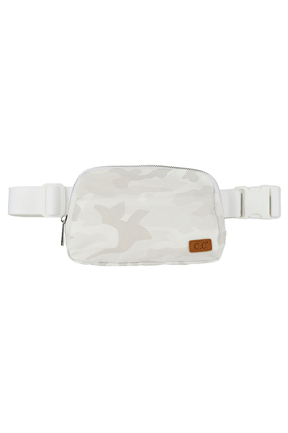 White C.C Waterproof Camo Mini Fanny Belt Bag offers a compact, durable solution for carrying essentials hands-free. Crafted with water-resistant materials, it protects your belongings from moisture and unexpected weather. Its camo design combines style with practicality, while the adjustable belt ensures a secure, comfortable fit. Ideal for outdoor activities or daily errands, this mini fanny pack keeps your valuables accessible and safe.