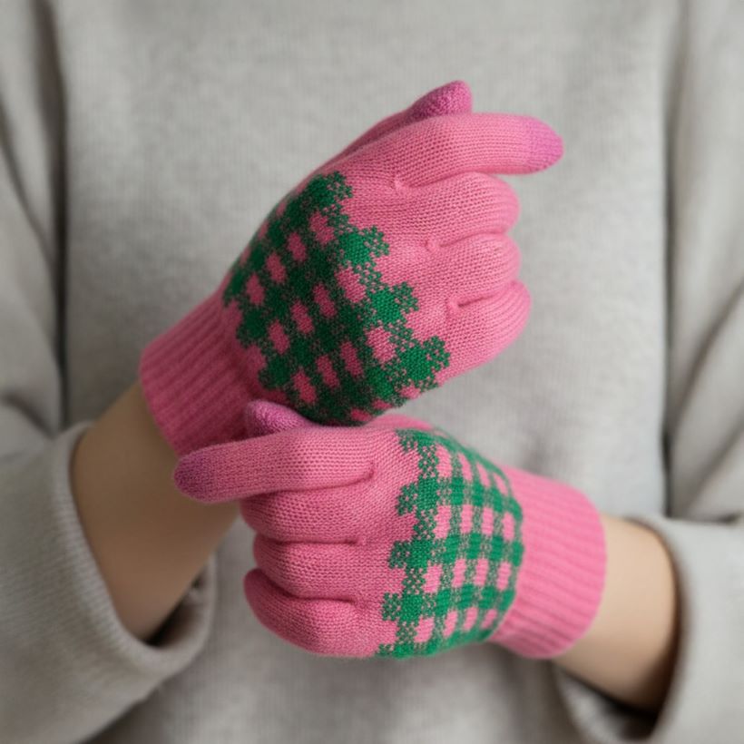 Elevate your winter style with our Holiday Plaid Pattern Smart Touch Gloves. Stay cozy and connected with these chic gloves featuring a classic plaid design and smart touch technology. Perfect for staying stylish while texting or scrolling on chilly days. Treat yourself or a friend to these must-have winter accessories.