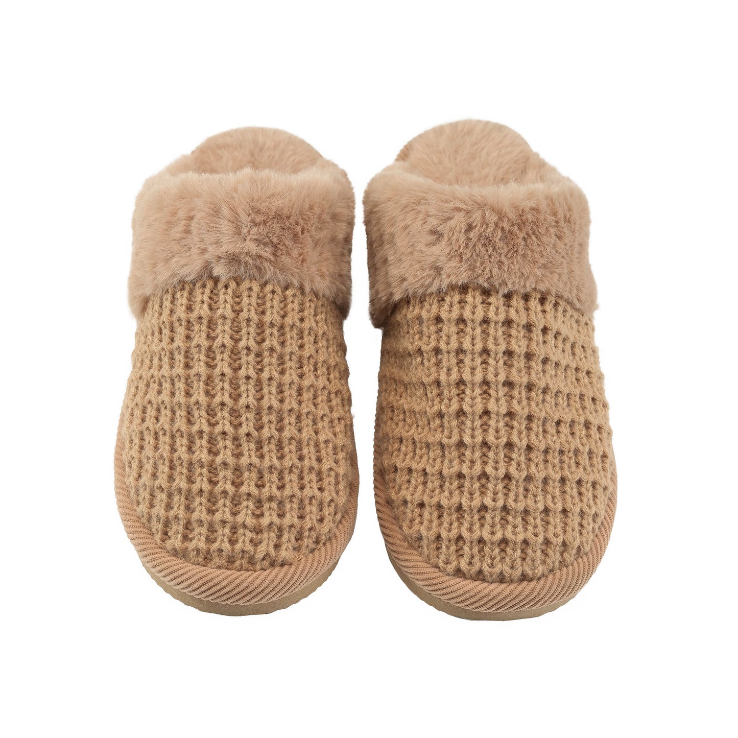 C.C Waffle Knitted Slippers