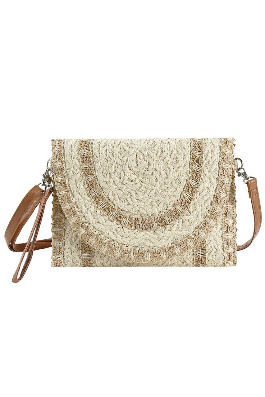 Beige Stitch Detail Straw Clutch Crossbody Bag expertly blends natural materials with refined craftsmanship. Made from durable straw, it features intricate stitch detailing that enhances its texture and visual appeal. Designed for practicality, this clutch offers a compact yet spacious interior, complemented by a crossbody strap for effortless, hands-free wear. Perfect for elevating both casual and elegant ensembles, it delivers a sophisticated accessory option that balances style and function.