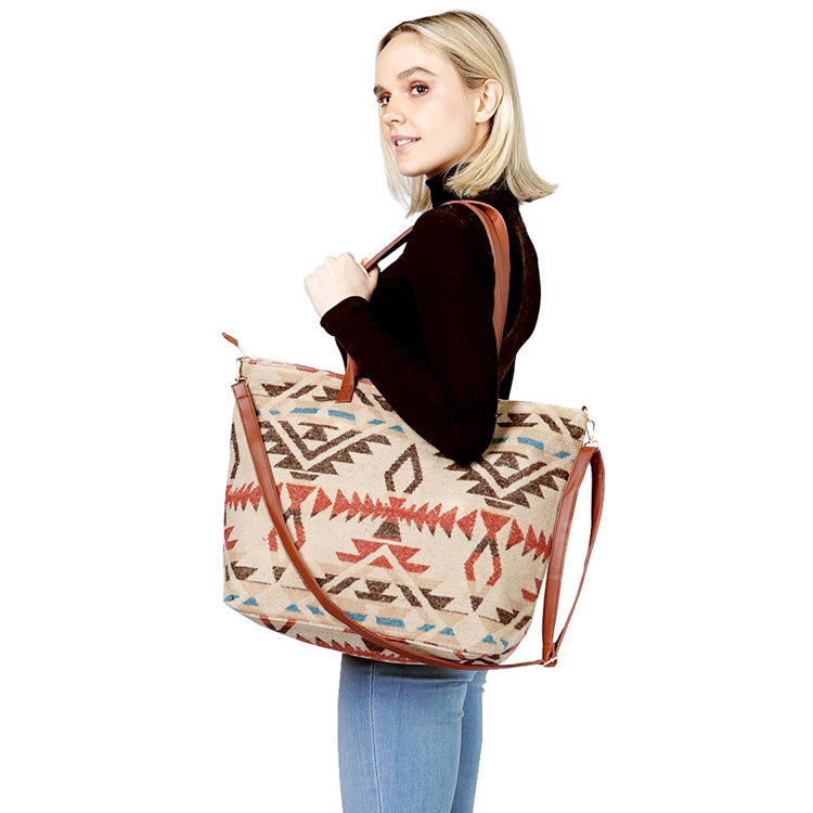 Trendy Western Weekend Tote Bag