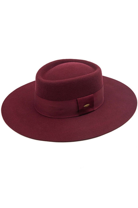 Berry C.C Wool Felt Brim Detailed Panama Summer Sun Hat With Wide Band Trim; Unique, timeless & classic Summer Sun Fedora Hat has a wide strap trim material accent. Trendy Birthday, Holiday Gift, Christmas Gift, Regalo de Navided, Bad hair days, casual everyday wear, Anniversary Gift, Fall Outfit, Cool Fashion Fedora, Valentine's Day Gift