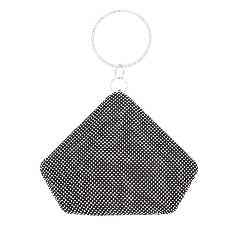 Black Bling Angled Evening Tote Crossbody Bag, is beautifully designed and fit for all occasions & places. Show your trendy side with this awesome tote crossbody bag. Versatile enough for carrying straight through the week, perfectly lightweight to carry around all day on special occasions. Perfect for makeup, money, credit cards, keys or coins, and many more things.