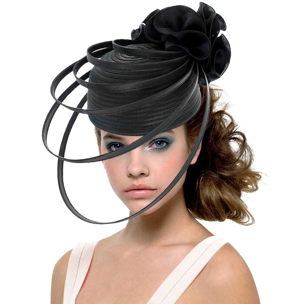 Black Fabric Pointed Elastic String Dressy Hat, is an elegant and high fashion accessory for your modern couture. Unique and elegant hats, family, friends, and guests are guaranteed to be astonished by this elastic string dressy hat. The fascinator hat with exquisite workmanship is soft, lightweight, skin-friendly, and very comfortable to wear. The trendy and stunning style adds a touch of ethereal fairytale sparkle to your, which makes you more charming in the crowd.