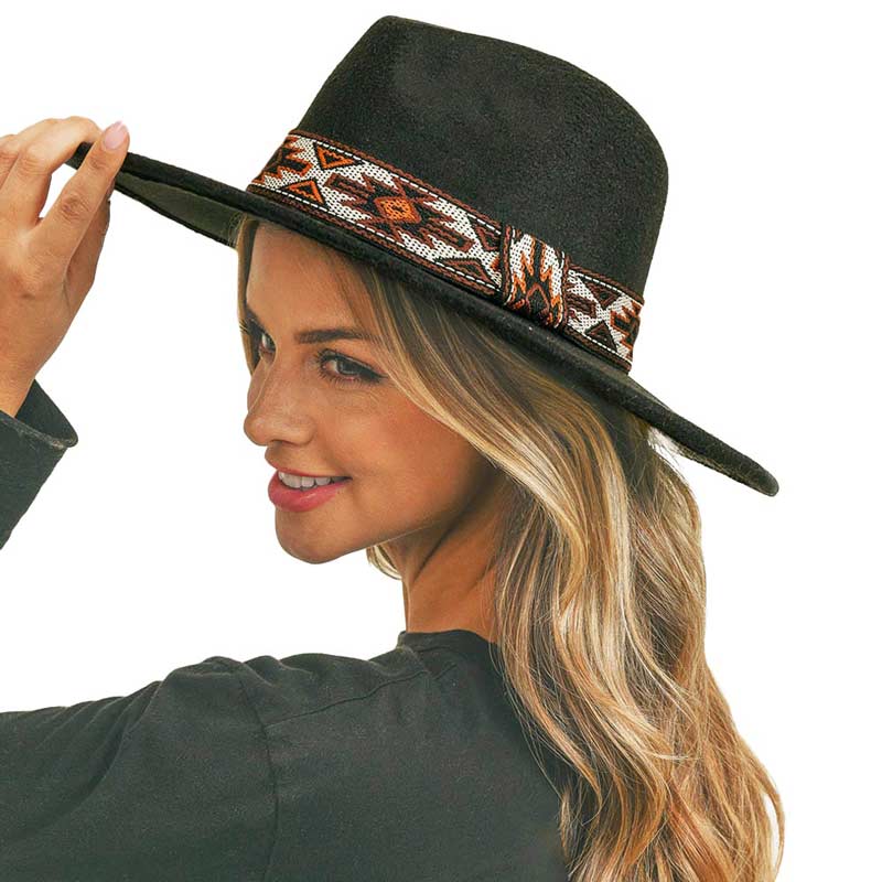 Brown Tribal Band Panama Hat, Keep your styles on even when you are relaxing at the pool or playing at the beach. This Panama hat style is incredibly versatile, high quality, and functional. It holds the classic Panama Hat design with a Tribal Band. It's lightweight and give a classic look perfect for every day while keeping you away from the sun, combining comfort and style. Large, comfortable, and perfect for keeping the sun off of your face, neck, and shoulders Perfect summer, beach accessory.