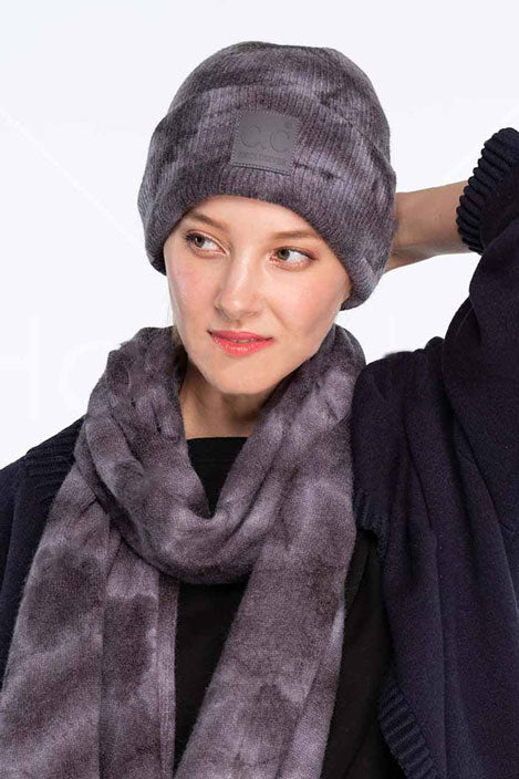 C.C Tie Dye Beanie With Rubber Patch, Before running out the door into the cool air, you’ll want to reach for this toasty beanie to keep you incredibly warm. Whenever you wear this beanie hat with you'll look like the ultimate stylist. Accessorize the fun way with this rubber patch hat, it's the autumnal touch you need to finish your outfit in style. Awesome winter gift accessory! Perfect Gift Birthday, Christmas, Stocking Stuffer, Secret Santa, Holiday, Anniversary, Valentine's Day, Loved One.