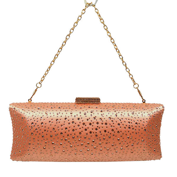 Champagne Luxury Satin Evening Handbag Clutch Bag Bridal Party Purse, is the perfect choice to carry on the special occasion with your handy stuff. It is lightweight and easy to carry throughout the whole day. You'll look like the ultimate fashionista carrying this trendy clutch Bag. The beautiful design makes it stunning and will increase your beauty to a greater extent making you stand out from the crowd.