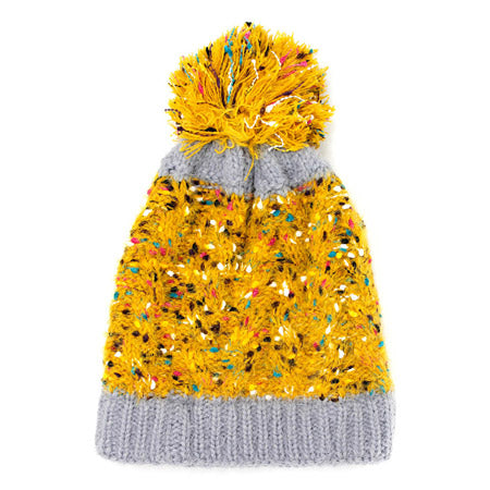 Multi Color Sprinkles Pom Pom Beanie Hat Winter Hat Pom Pom Hat, reach for this classic toasty hat to keep you incredibly warm in the chilly winter weather, the wintry touch finish to your outfit. Perfect Gift Birthday, Christmas, Holiday, Anniversary, Stocking Stuffer, Secret Santa, Valentine's Day, Loved One, BFF
