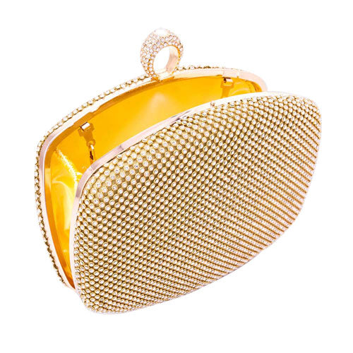 Gold Bling Evening Clutch Crossbody Bag. Look like the ultimate fashionista with these Crossbody bags! Add something special to your outfit! This fashionable bag will be your new favorite accessory. Perfect Birthday Gift, Anniversary Gift, Mother's Day Gift, Graduation Gift, Valentine's Day Gift