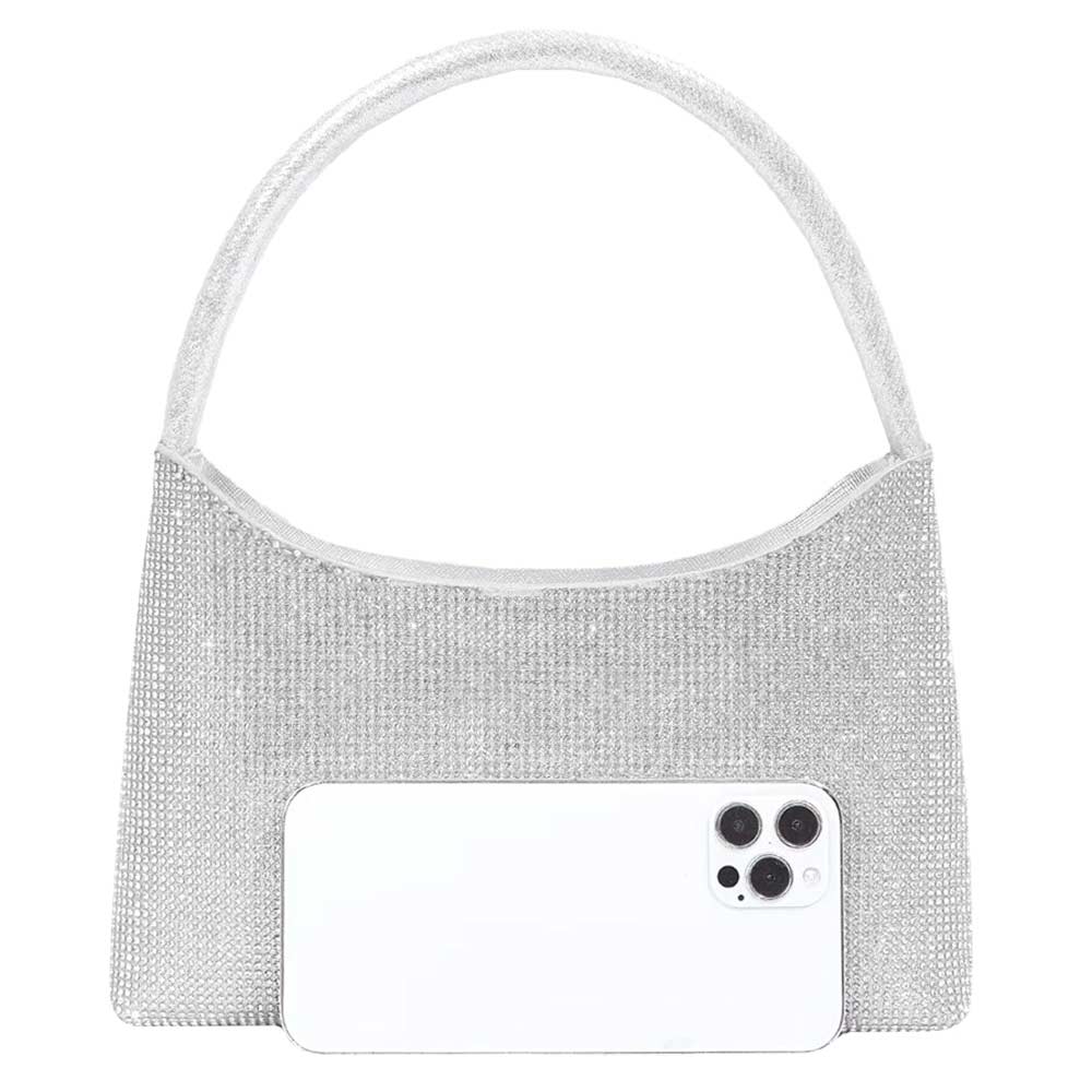 Gold Bling Tote Evening Bag, is beautifully designed and fit for all occasions & places. Show your trendy side with this awesome tote evening bag. Have fun and look stylish. Versatile enough for carrying straight through the week, perfectly lightweight to carry around all day. Perfect for makeup, money, credit cards, keys or coins, and many more things.