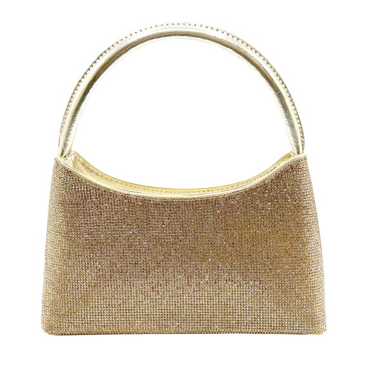 Gold Bling Tote Evening Bag, is beautifully designed and fit for all occasions & places. Show your trendy side with this awesome tote evening bag. Have fun and look stylish. Versatile enough for carrying straight through the week, perfectly lightweight to carry around all day. Perfect for makeup, money, credit cards, keys or coins, and many more things.