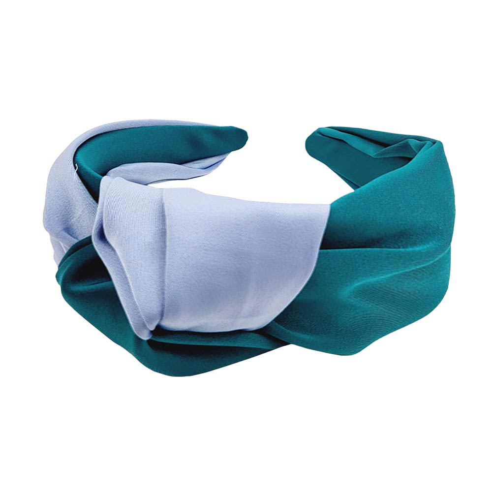 Gray Green Two Tone Burnout Knot Headband, This headband is very comfortable to wear for everyday use as well as on special Occasions. Push back your hair with this exquisite knotted headband, and spice up any plain outfit! Be ready to receive compliments. Be the ultimate trendsetter wearing this chic headband with all your stylish outfits! Exquisite enough to use on your festive day.