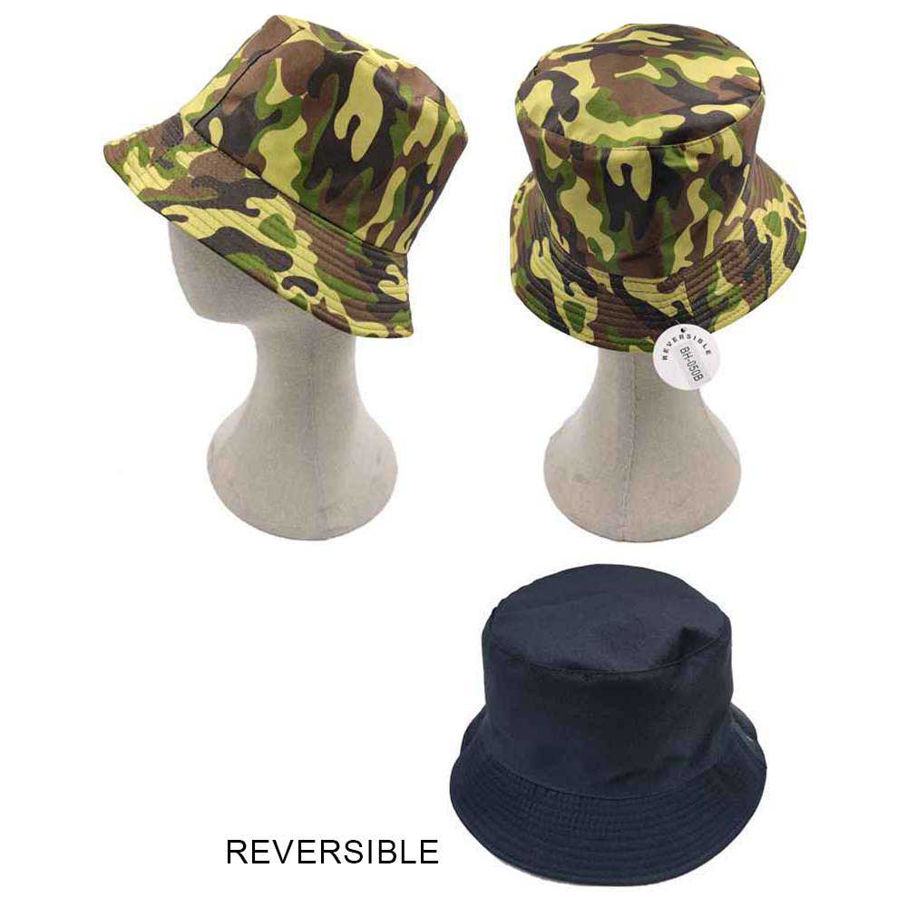 Green Camouflage Patterned Reversible Bucket Hat, Protect your head from the sun in style with our reversible bucket hat made of breathable material! Camouflage Military Hats for Women Show off your personality and style with the urban style head hat go for recreation or outdoor activities. Match for daily casual clothing such as ,shirt, jeans, sunglasses and so on. Perfect summer, beach accessory.