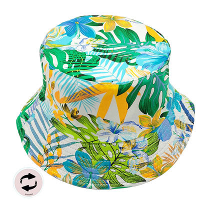 Green Tropical Leaf Printed Reversible Bucket Hat, whether you’re basking under the summer sun at the beach, lounging by the pool, or kicking back with friends at the lake, a great hat can keep you cool and comfortable even when the sun is high in the sky. Large, comfortable, and perfect for keeping the sun off of your face.