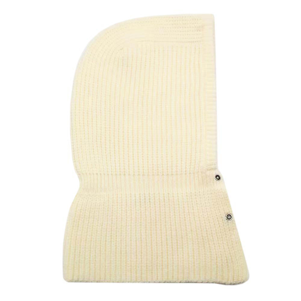 Ivory Buttoned Snood Hat, This classic snood will provide warmth and comfort in the winter and cold days. Comfortable and lightweight, made with breathable fabric. It is shaped to fit around collars and has a neck cord with a toggle to ensure a comfortable fit. The fabulous & stylish knitting pattern makes it fantastic. A hat and snood will become a favorite accessory in cold weather for every day indoors and outer.