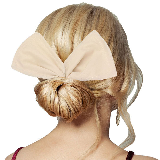 Ivory Solid Color Deft Bun Maker Hair Band. Deft Bun Maker Hair Band making you feel extra glamorous. Push back your hair with this pretty Bun Maker Hair Band, add a pop of color to any plain outfit! Be ready to receive compliments. Be the ultimate trendsetter wearing this chic headband with all your stylish outfits!