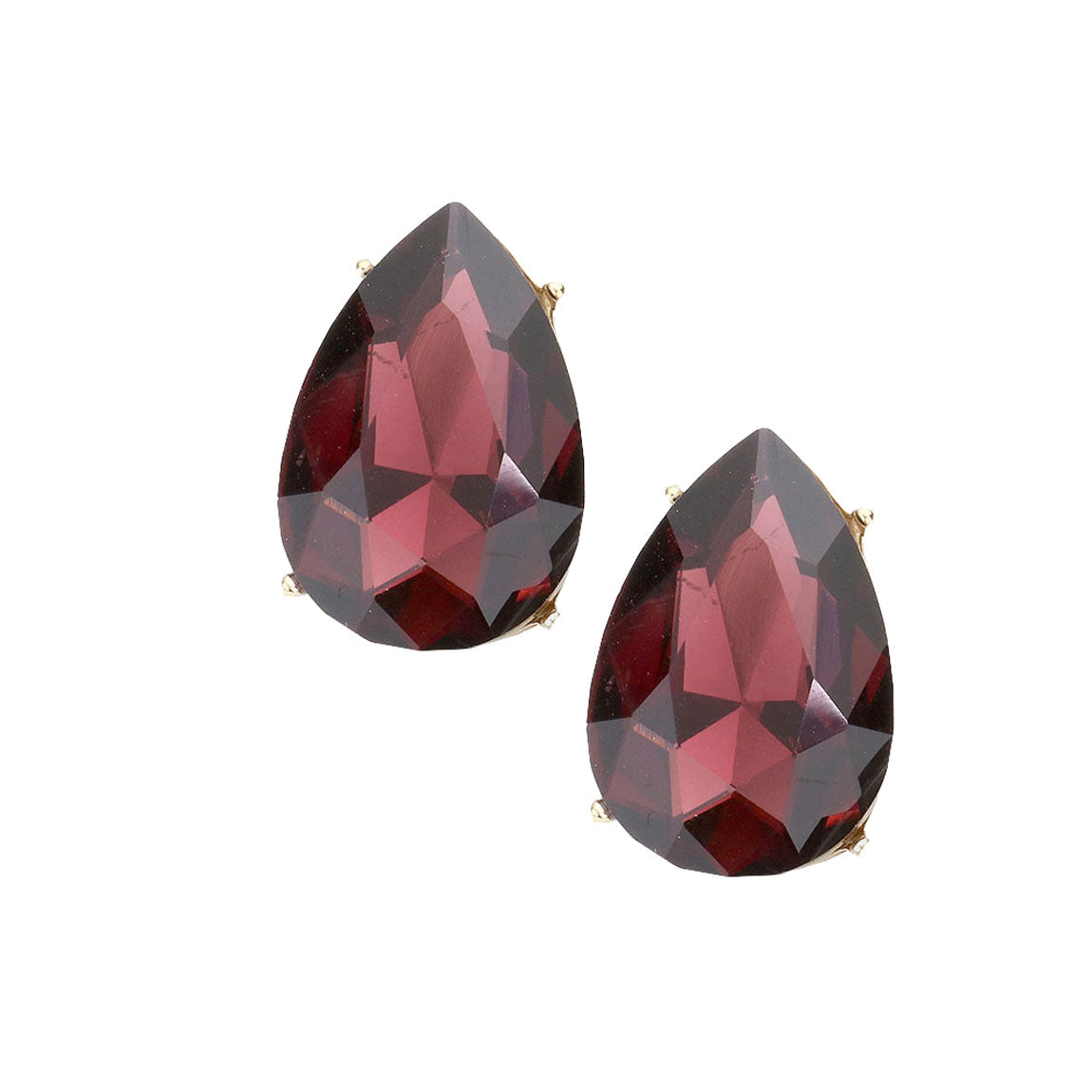 L amethyst Post Back Teardrop Stone Evening Earrings. Beautifully crafted design adds a gorgeous glow to any outfit. Jewelry that fits your lifestyle! Perfect Birthday Gift, Anniversary Gift, Mother's Day Gift, Anniversary Gift, Graduation Gift, Prom Jewelry, Just Because Gift, Thank you Gift.
