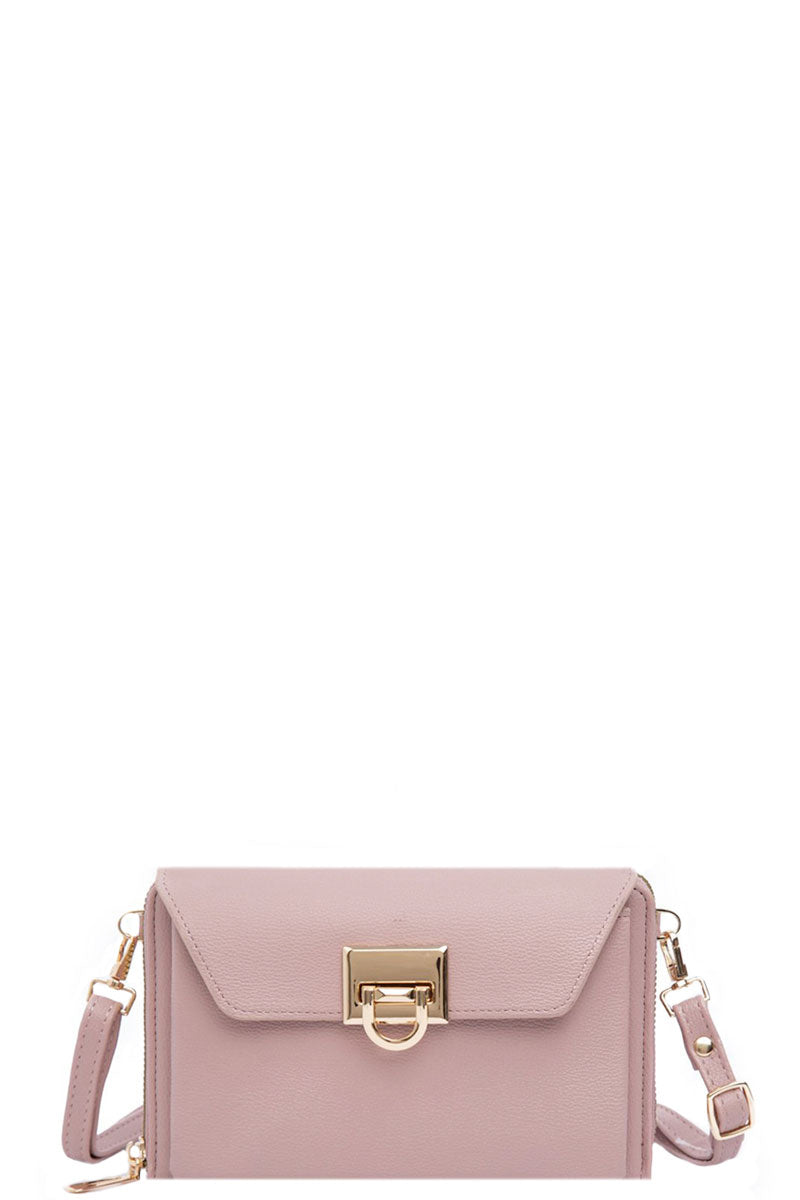 Mauve Solid Color Faux Leather Women's Clutch Crossbody Bag, Show your trendy side with this awesome Crossbody bag. Ladies Fashion Bag is made of high-quality Faux leather, It feels comfortable, and the solid color denotes sophistication and stylish. Hands-Free Cross-Body adds an instant runway style to your look, giving it ladylike chic. Detachable, adjustable crossbody strap. Perfect Birthday Gift, Anniversary Gift, Mother's Day Gift, Graduation Gift, Valentine's Day Gift.