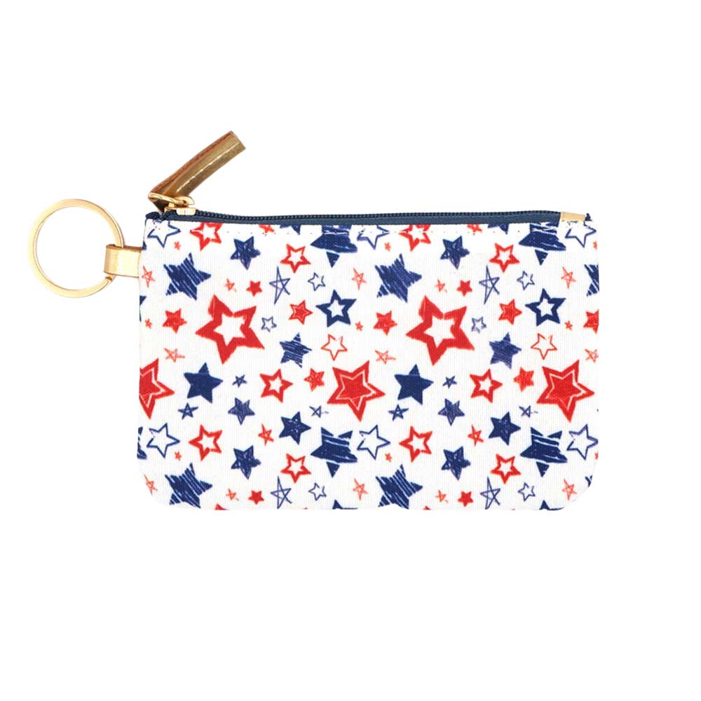 Muti American USA Star Patterned Id Wallet Detachable, looks like the ultimate fashionista when carrying USA star patterned id wallet, You can keep your ID card in this bag and also when you need something small to carry or drop in your bag. Show your love for Your country with this sweet patriotic USA star patterned id wallet. Red, white, and blue are used for a trendy fireworks flare.