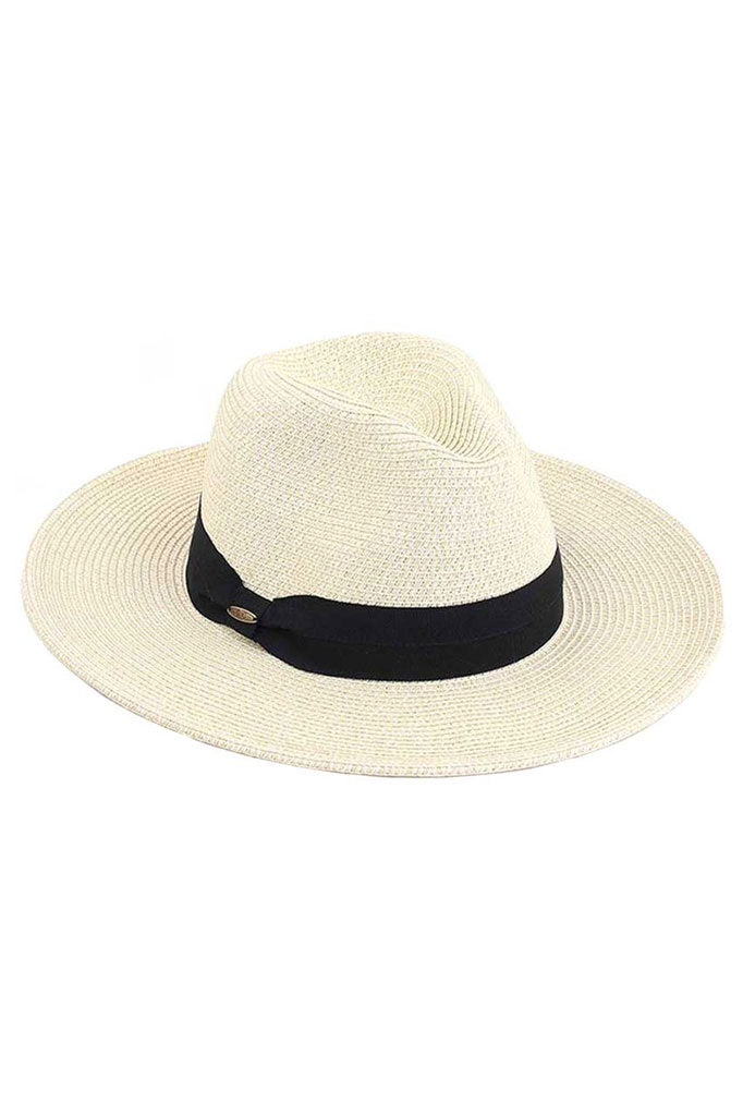 Multi Beige C.C adjustable string straw hat. Whether you’re basking under the summer sun at the beach, lounging by the pool, or kicking back with friends at the lake, a great hat can keep you cool and comfortable even when the sun is high in the sky. Large, comfortable, and perfect for keeping the sun off of your face, neck, and shoulders, ideal for travelers who are on vacation or just spending some time in the great outdoors.