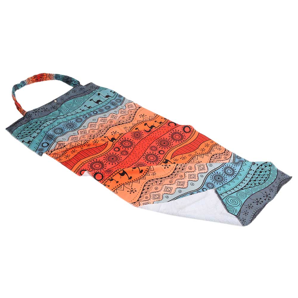 Multi Camel Print Beach Towel and Tote Bag, great for relaxing under the sun, it’s time to enjoy those summertime vibes with a fun day at the beach, vacay or by the poolside with all your friends! This towel and tote bag can be used for two purposes at once. You can carry it and use it as a towel after bathing at the beach. Spacious enough for carrying any and all of your seaside essentials.