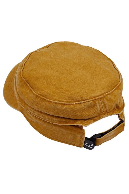 Mustard C.C Convertible Denim Army Zipper Cap Sun Visor Cotton Summer Sun Hat; show your trendy side with this chic cap accented with a zipper, brings of-the-moment edge to a classic cap, popular among street-style crowd. Perfect for protecting from the sun, rain, wind, snow on outdoor activities. Perfect for Summer, Vacation
