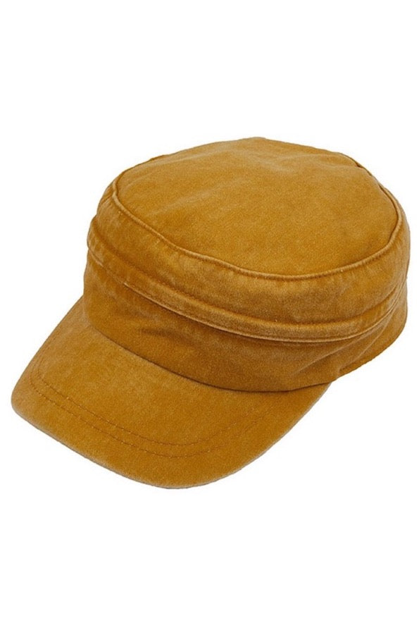 Mustard C.C Convertible Denim Army Zipper Cap Sun Visor Cotton Summer Sun Hat; show your trendy side with this chic cap accented with a zipper, brings of-the-moment edge to a classic cap, popular among street-style crowd. Perfect for protecting from the sun, rain, wind, snow on outdoor activities. Perfect for Summer, Vacation