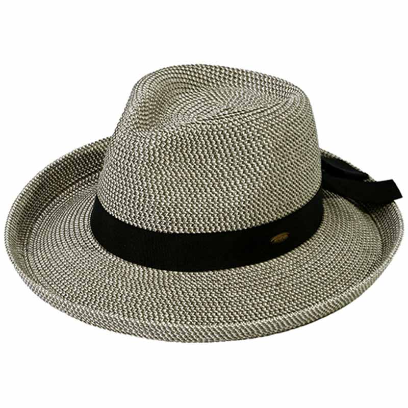 Olive C C Solid Bow Band Rolled Edge Panama Sunhat, a beautiful & comfortable panama sunhat is suitable for summer wear to amp up your beauty & make you more comfortable everywhere. Excellent panama sunhat for wearing while gardening, traveling, boating, on a beach vacation, or to any other outdoor activities.