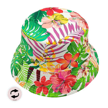 Peach Tropical Leaf Printed Reversible Bucket Hat, whether you’re basking under the summer sun at the beach, lounging by the pool, or kicking back with friends at the lake, a great hat can keep you cool and comfortable even when the sun is high in the sky. Large, comfortable, and perfect for keeping the sun off of your face.