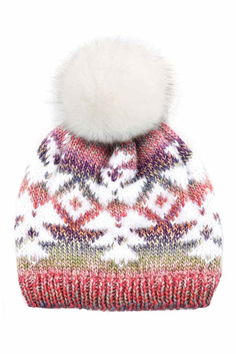Rose C.C Multi Yarn Aztec Beanie Hat, before running out the door into the cool air, you’ll want to reach for this toasty Aztec beanie to keep you incredibly warm. Accessorize the fun way with this beanie winter hat, it's the autumnal touch you need to finish your outfit in style. Awesome winter gift accessory! Perfect Gift Birthday, Christmas, Stocking Stuffer, Secret Santa, Holiday, Anniversary, Valentine's Day, Loved One.